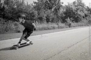 Young Longboarder