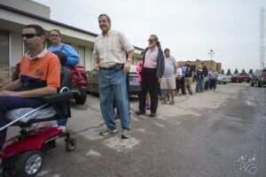 Voters in Line to Cast Their Votes (II)