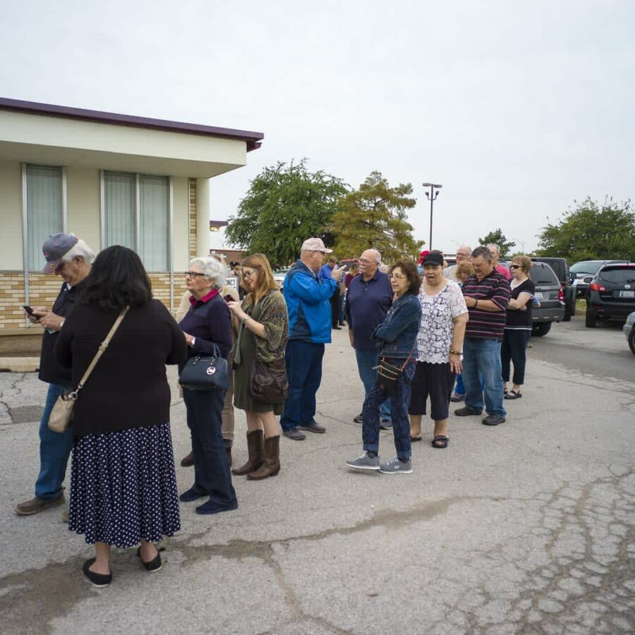 Voters in Line to Cast Their Votes (III)