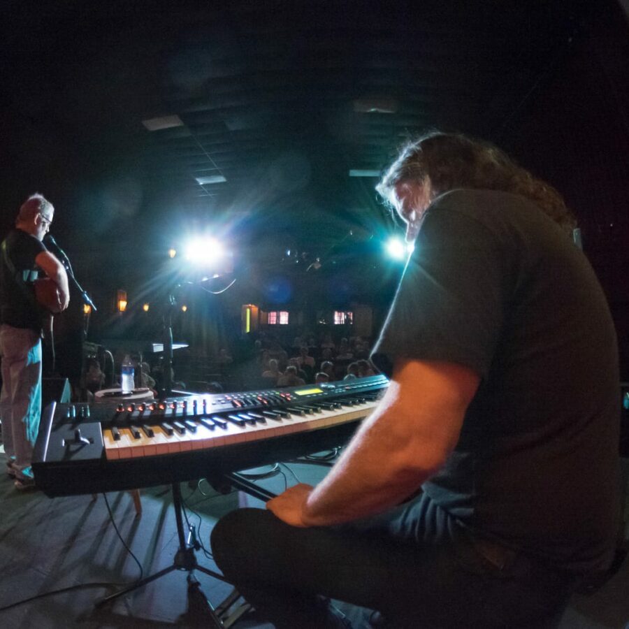 Johnsmith & Rad (Seen from Upstage) — 21st Annual Woody Guthrie Festival, 2018