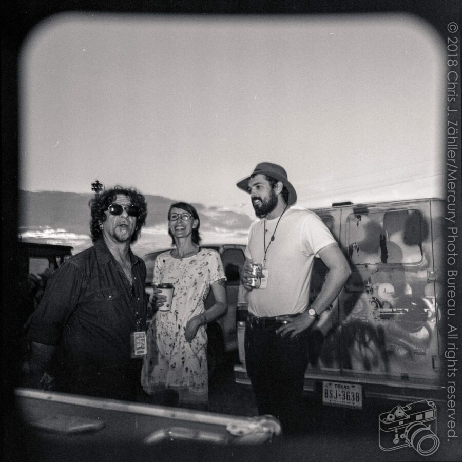 Dan Navarro & Kyle Reid — Backstage at the 21st Annual Woody Guthrie Festival, 2018