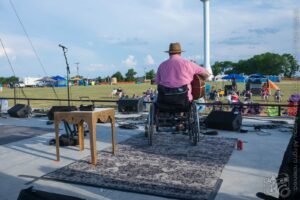 Charlie Mosbrook (Seen from Upstage) — 21st Annual Woody Guthrie Festival, 2018