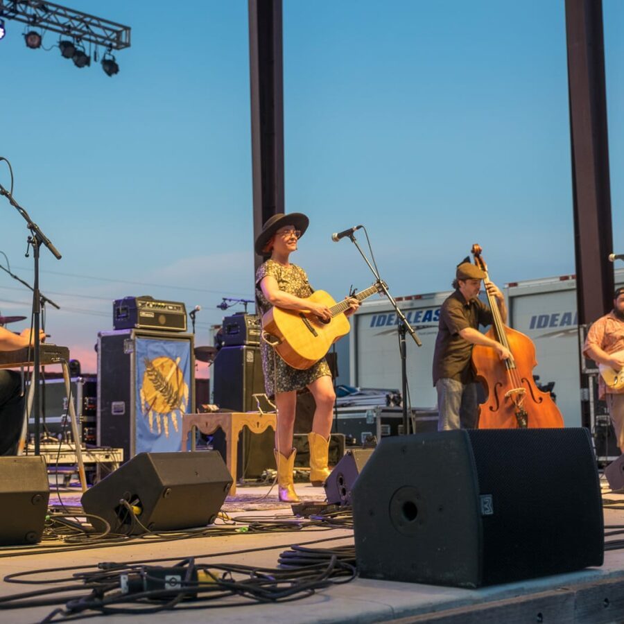 Kyle Reid, Carter Sampson, Luke Mullinex, & Mike Satawake — 21st Annual Woody Guthrie Festival, 2018