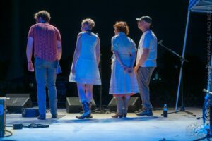 Jason Scott, Ken Pomeroy, Nellie Marie Clay, & Jared Tyler Seen from Upstage — 21st Annual Woody Guthrie Festival, 2018