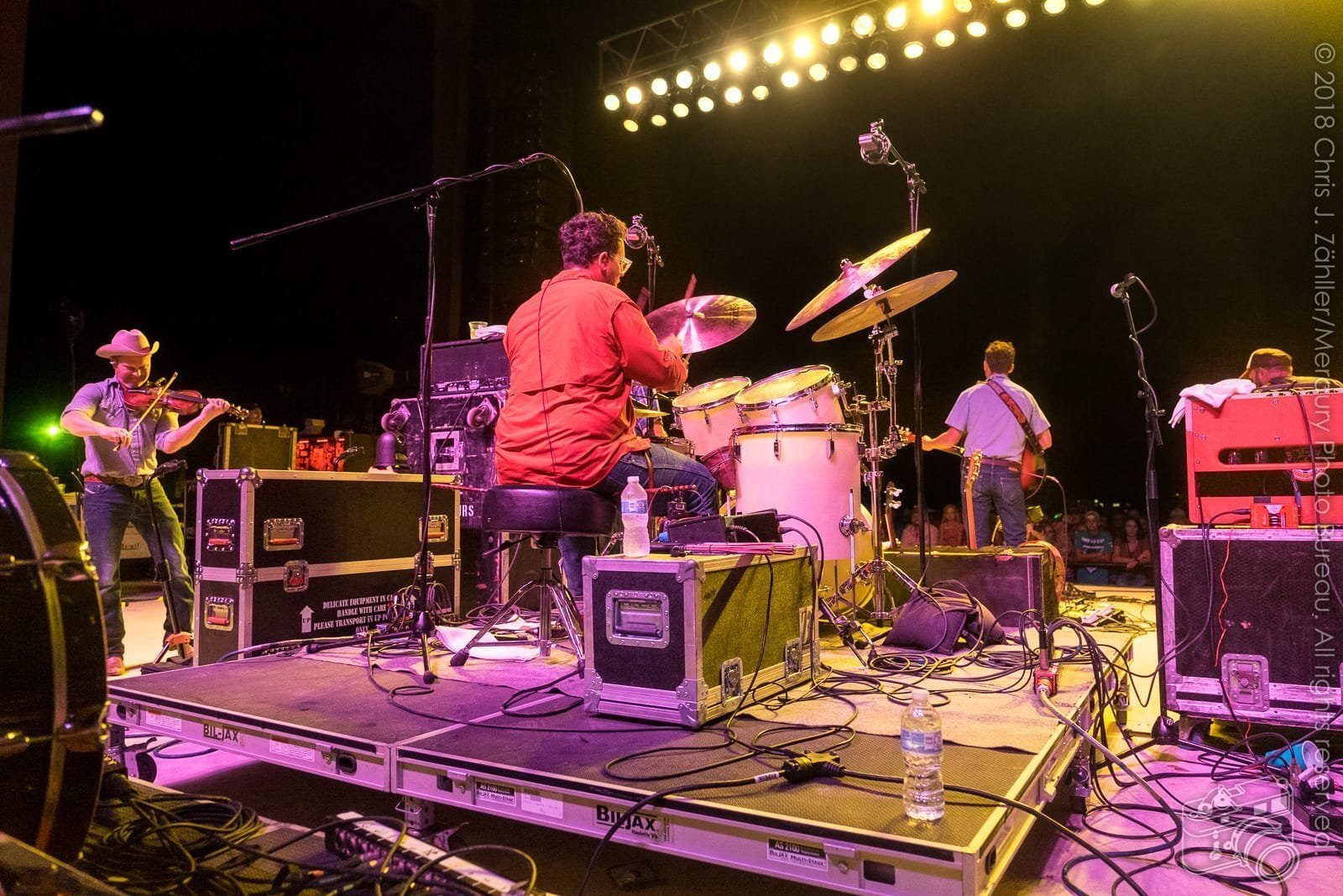 Turnpike Troubadors (Kyle Nix, Gabe Pearson, Evan Felker, R.C. Edwards) — 21st Annual Woody Guthrie Festival, 2018