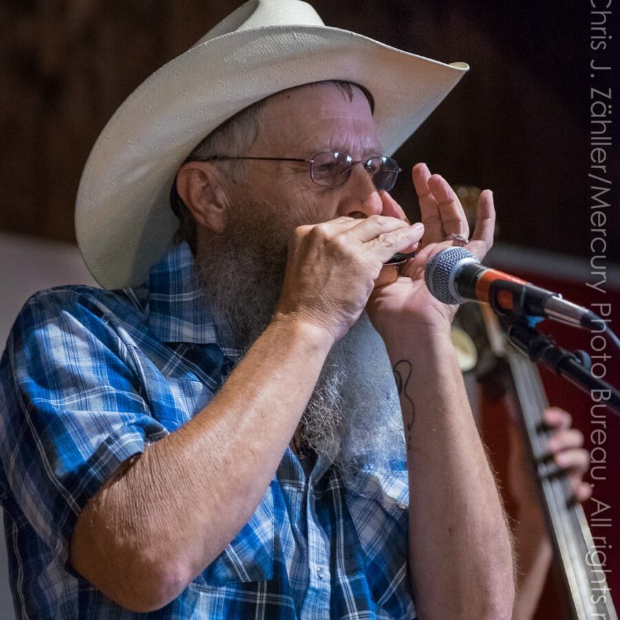John Plays Harmonica — 21st Annual Woody Guthrie Festival, 2018