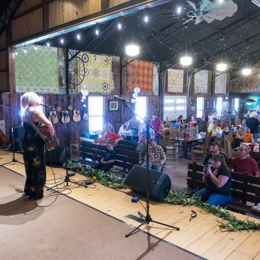 Chloe-Beth with Audience — 21st Annual Woody Guthrie Festival, 2018