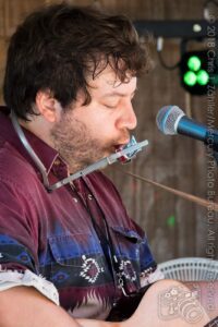 Brad Playing Harmonica — 21st Annual Woody Guthrie Festival, 2018