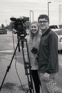 Lauren Linvell & Kyle Payne of the OU NIghtly on the Beat — Cleveland Co., Oklahoma 2018 Midterm Election Early In-Person Absentee Voting