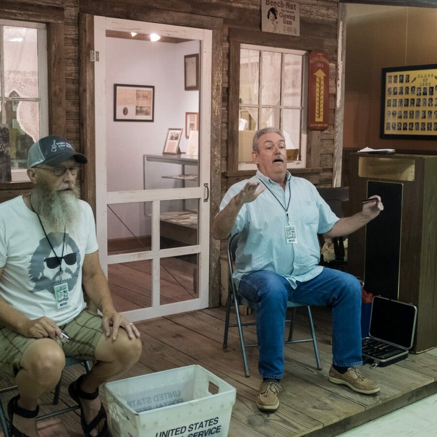 Explaining “The Train” — Kid’s Harmonica Class, 21st Annual Woody Guthrie Festival, 2018