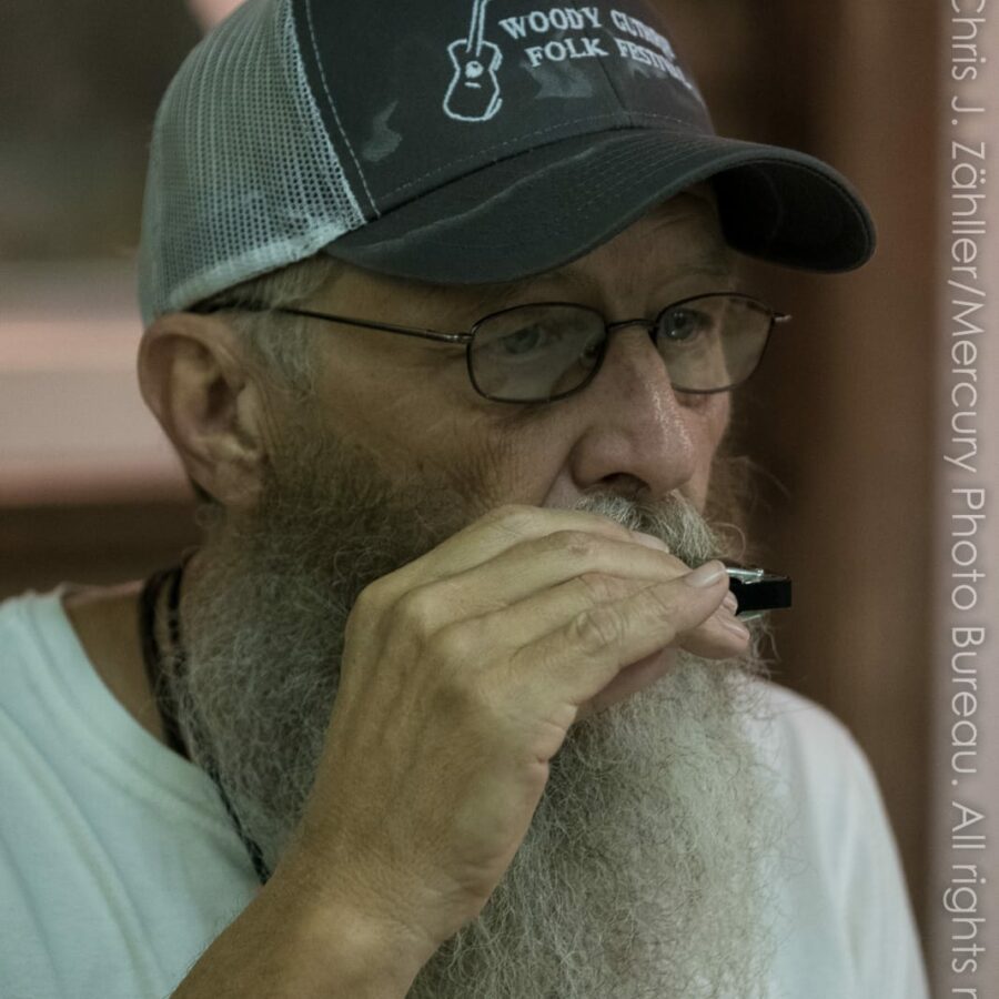 John — Kid’s Harmonica Class, 21st Annual Woody Guthrie Festival, 2018