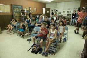 Students (I) — Kid’s Harmonica Class, 21st Annual Woody Guthrie Festival, 2018