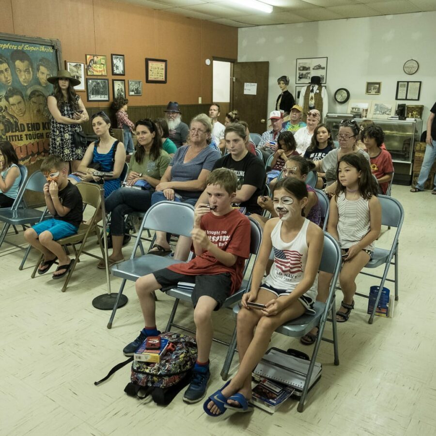 Students (I) — Kid’s Harmonica Class, 21st Annual Woody Guthrie Festival, 2018