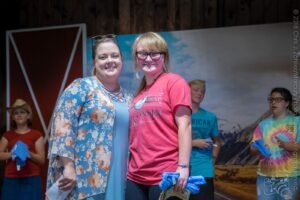 Lauren Lee & 2nd Place Winner Autie Rich — Kids’ Songwriting Contest Awards Announcement, 21st Annual Woody Guthrie Festival, 2018