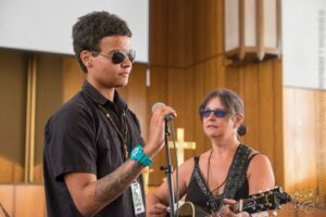 Shivadas “Moe” Guthrie & Annie Guthrie — 21st Annual Woody Guthrie Festival, 2018