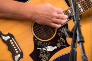Johnny’s Guitar (Detail) — 21st Annual Woody Guthrie Festival, 2018