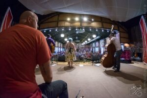 Seen from Upstage (Fisheye) — 21st Annual Woody Guthrie Festival, 2018