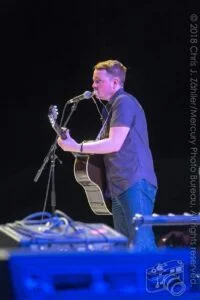 John Playing Harmonica — 21st Annual Woody Guthrie Festival, 2018