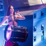 Zoë Plays Bass Drum (III), Beats Antique "Animal Mechanique" Tour
