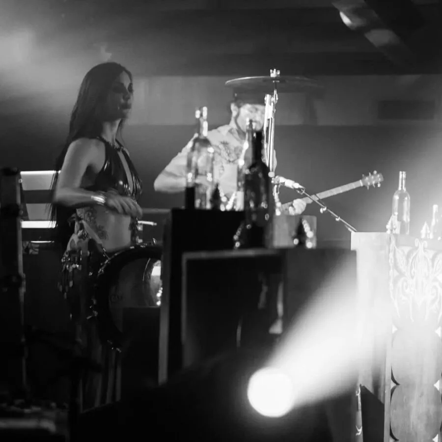 Zoë Plays the Bass Drum (IV), Beats Antique "Animal Mechanique" Tour