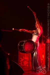 Zoë Plays Bass Drum (V), Beats Antique "Animal Mechanique" Tour