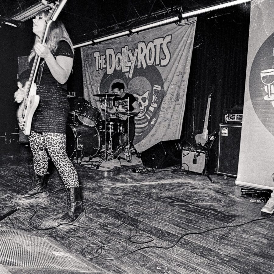 Girl on Stage Left — The Dollyrots at the 89th St Collective