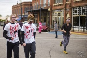 Wonder Twins — Oklahoma’s Premier Zombie Race: Zombie Bolt 5K, Guthrie, Oklahoma