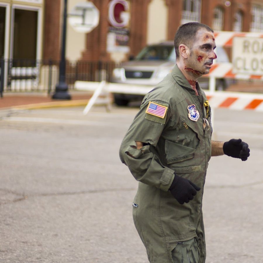 Zombie Airman (I) — Oklahoma’s Premier Zombie Race: Zombie Bolt 5K, Guthrie, Oklahoma