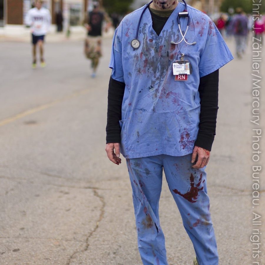 Zombie Nurse — Oklahoma’s Premier Zombie Race: Zombie Bolt 5K, Guthrie, Oklahoma