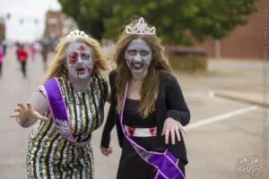 Pageant Queens — Oklahoma’s Premier Zombie Race: Zombie Bolt 5K, Guthrie, Oklahoma
