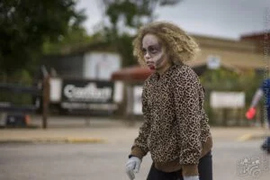 Girl Tween Zombie — Oklahoma’s Premier Zombie Race: Zombie Bolt 5K, Guthrie, Oklahoma