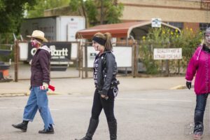 Waiting for Food (Meat on the Hoof) — Oklahoma’s Premier Zombie Race: Zombie Bolt 5K, Guthrie, Oklahoma