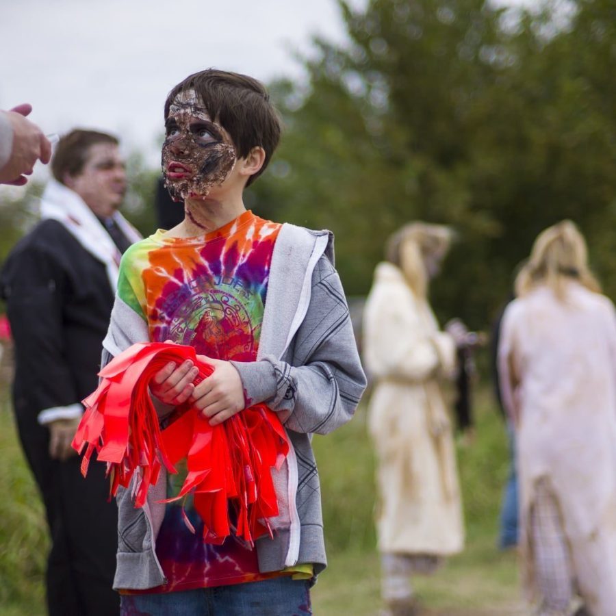 Collecting Ribbons (II) — Oklahoma’s Premier Zombie Race: Zombie Bolt 5K, Guthrie, Oklahoma