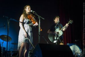 Megan & Tim (IV) — Tim Easton at the Crystal Theatre, Woody Guthrie Folk Festival 16