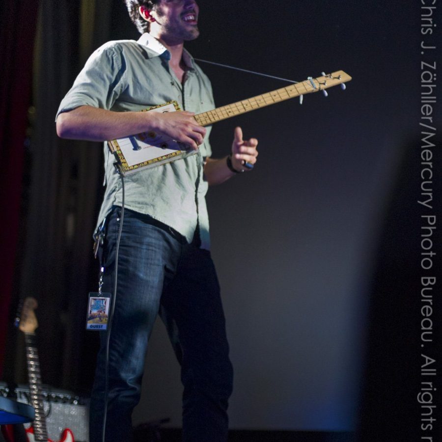 Kyle (I) (Cigar Box Guitar) — Samantha Crain at the Crystal Theatre, Woody Guthrie Folk Festival 16