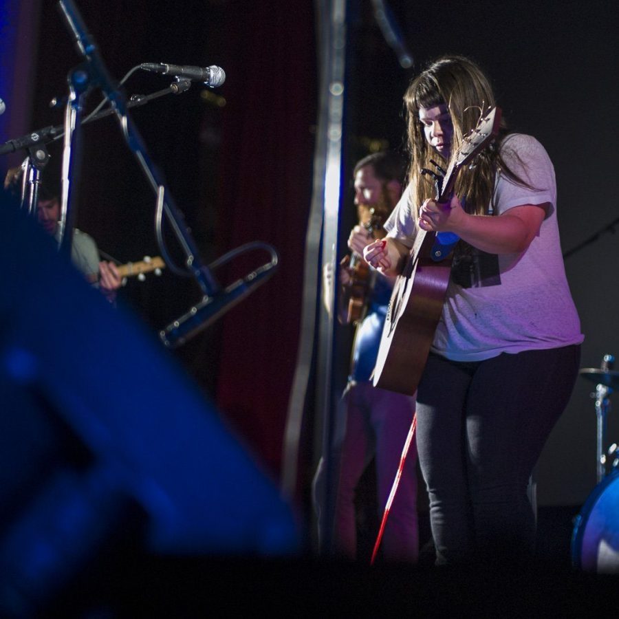 Samantha Seen from Stage Left — Samantha Crain at the Crystal Theatre, Woody Guthrie Folk Festival 16