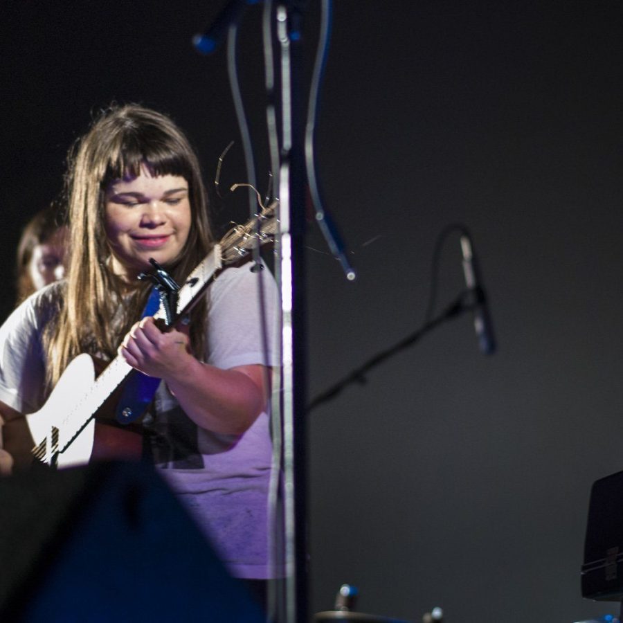 Guitar Break — Samantha Crain at the Crystal Theatre, Woody Guthrie Folk Festival 16