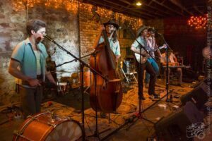 The Deslondes (Formerly Sam Doores + Riley Downing & the Tumbleweeds) (II) — at the Brick Café, Woody Guthrie Folk Festival 16