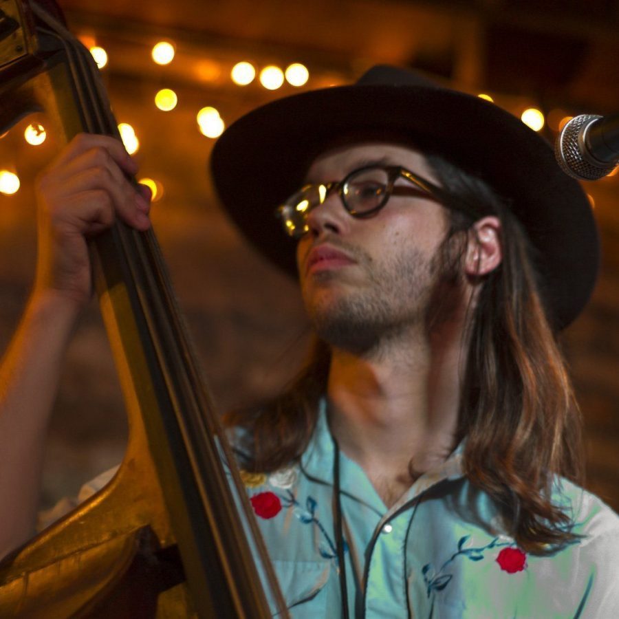 Dan (II) — Sam Doores + Riley Downing & the Tumbleweeds at the Brick Café, Woody Guthrie Folk Festival 16