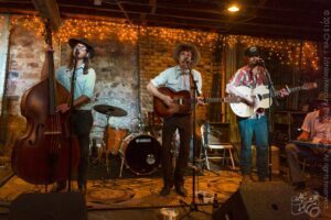 The Deslondes (Formerly Sam Doores + Riley Downing & the Tumbleweeds) (IV) — at the Brick Café, Woody Guthrie Folk Festival 16