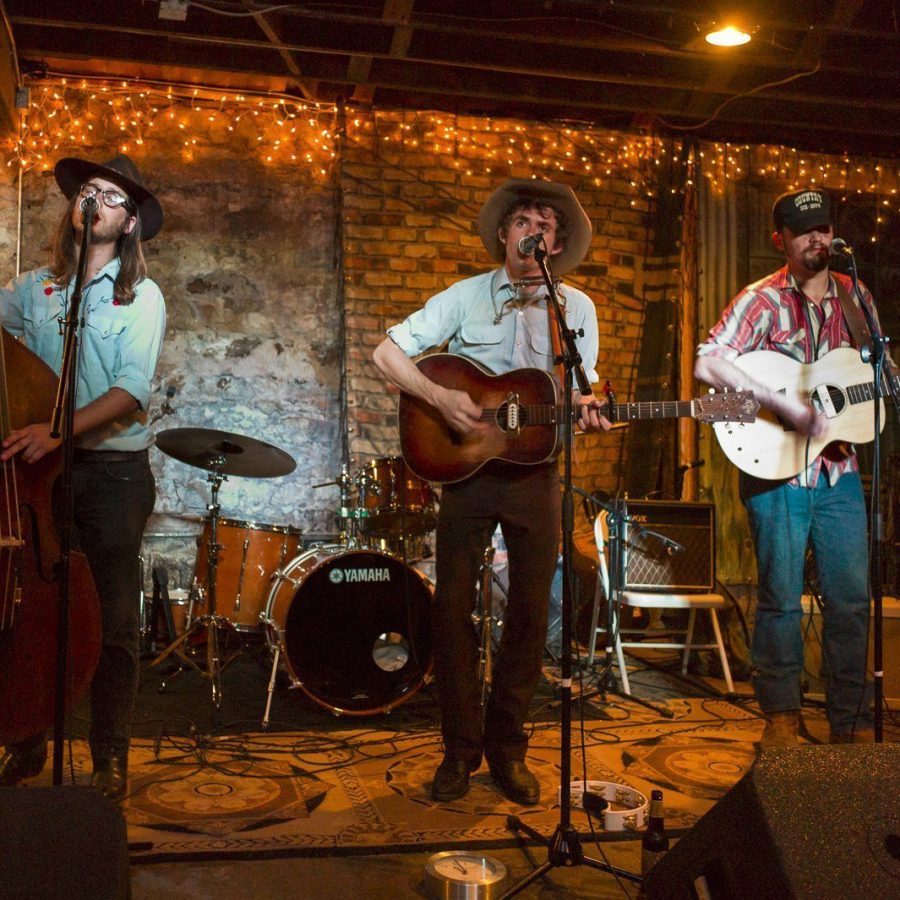 The Deslondes (Formerly Sam Doores + Riley Downing & the Tumbleweeds) (IV) — at the Brick Café, Woody Guthrie Folk Festival 16