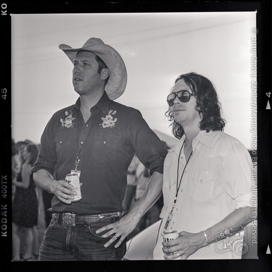 Jacob Tovar & Dustin Welch (Backstage) — 22nd Annual Woody Guthrie Festival, 2019