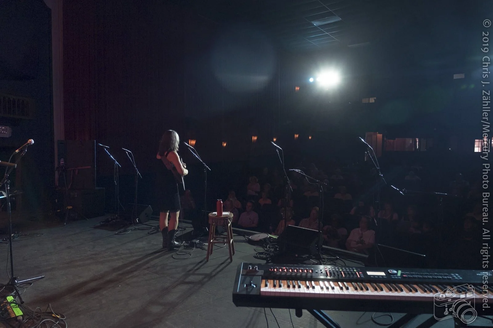 Carolann Solebello & Audience (View from Upstage Right) — 22nd Annual Woody Guthrie Festival, 2019