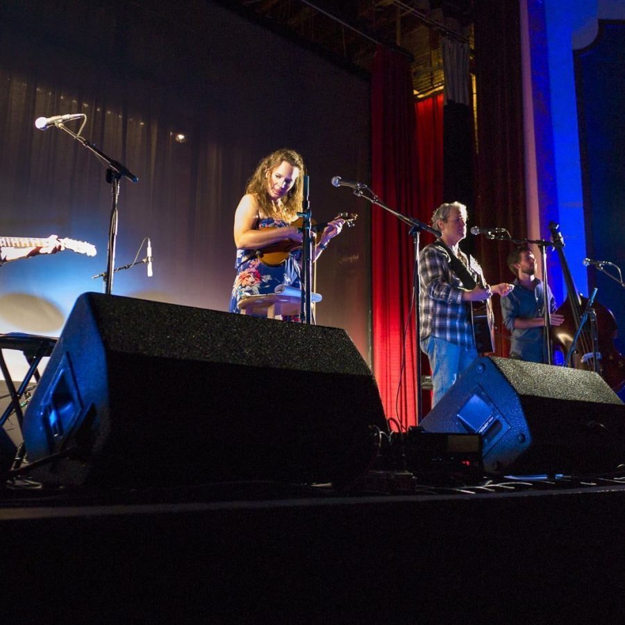 Audrey Auld Joins In — Sam Baker at the Crystal Theatre, Woody Guthrie Folk Festival 16
