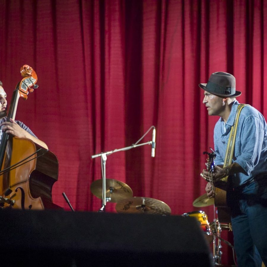 David & Lance — 17th Annual Woody Guthrie Folk Festival, 2014