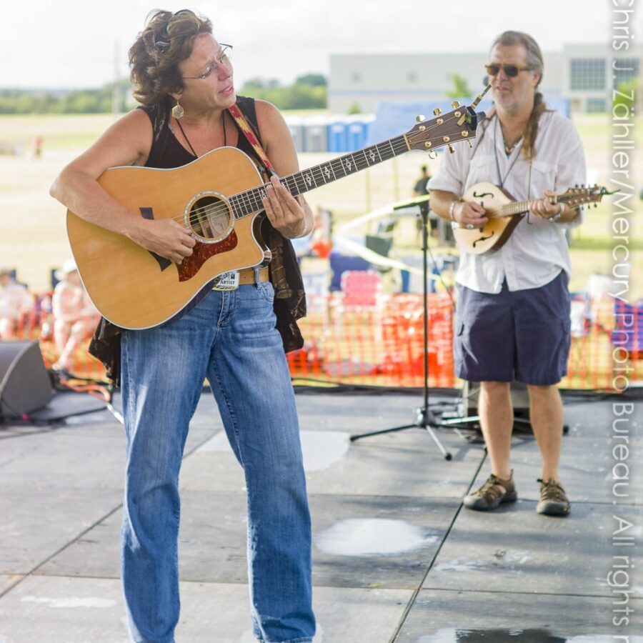 Lori Holyfield & Steve Fisher — 17th Annual Woody Guthrie Folk Festival, 2014