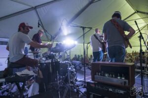 Jared Tyler Band (View from Upstage Right) — 22nd Annual Woody Guthrie Festival, 2019