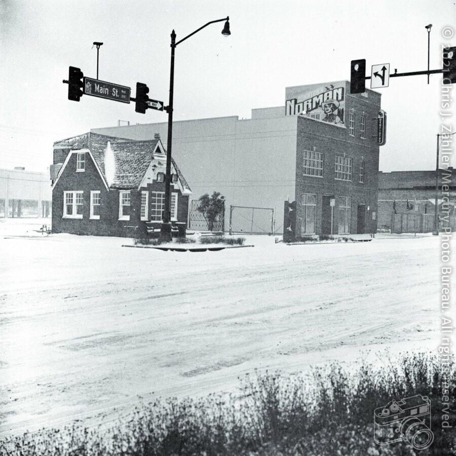 Main Street in Snow, Valentine’s Day 2021