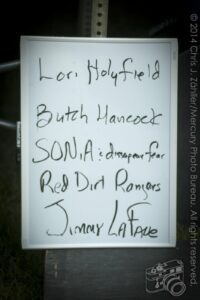 Thursday Lineup (Lori Holyfield, Butch Hancock, SONiA & disappear fear, Red Dirt Rangers, Jimmy LaFave) — 17th Annual Woody Guthrie Folk Festival, 2014