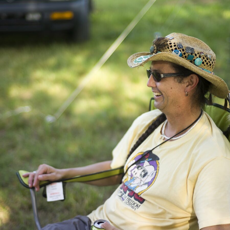 Guy Zähller, Band Camp — 17th Annual Woody Guthrie Folk Festival, 2014